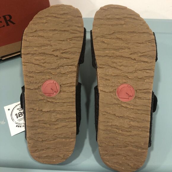 Haflinger Anabel Sandal European Size 41 Slip On Felted Wool US Size 10 - Picture 3 of 8